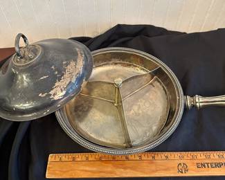 C89 - $15. Silver Plated Chafing Dish.