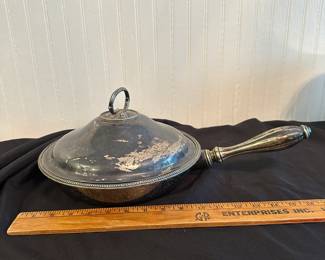C89 - $15. Silver Plated Chafing Dish.