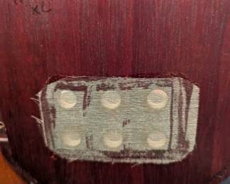 C14 - $60. Junghans Table Clock With Key. Works! Measures 8.5" wide x 5.5" deep x 10.5" tall