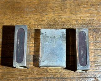D6 - $20 Each. 3 Sterling Matchbook Covers.