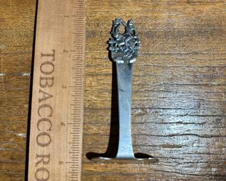 D4 - $40. Sterling Silver Food Pusher / Crumber.