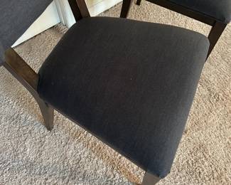 C79 - $60. Pair of Dining Chairs from Four Hand Furniture. Measure 20.5" wide x 24" deep x 36" tall.