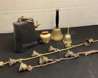 Brass bells, cow bell