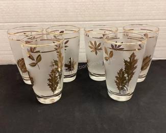 Golden Leaf Glasses