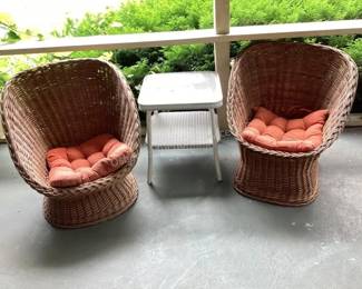 Wicker furniture