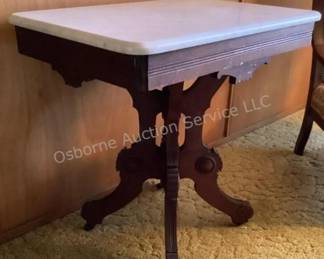 Marble top table