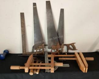 Saws & wood clamps