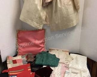 Vintage linens & clothes