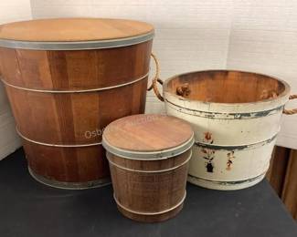 Wood buckets