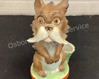 Vintage porcelain bobblehead dog