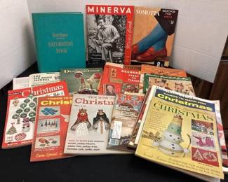 Vintage Christmas craft books