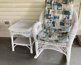 Wicker furniture