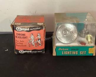Vintage bicycle lights