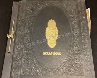 Vintage Scrap Book & contents