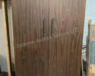 Metal wardrobe