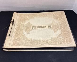 Old photograph album & contents