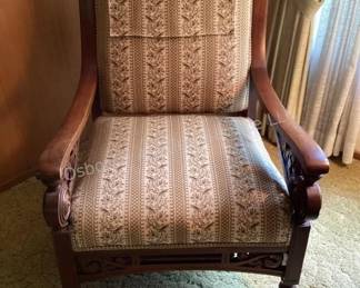 Norwegian carved chair