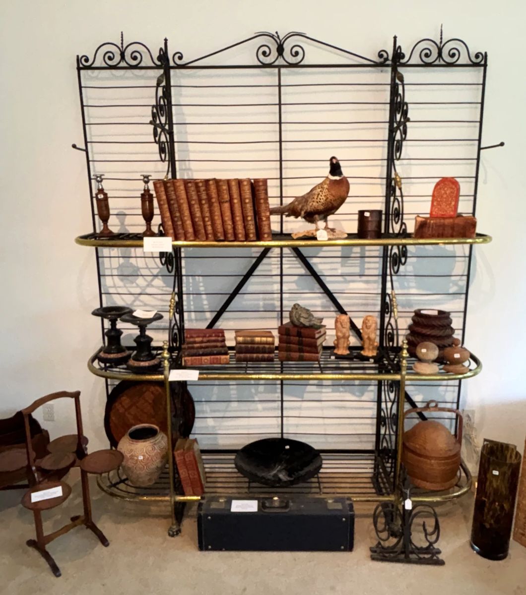 The home is full of lovely decorator pieces.  