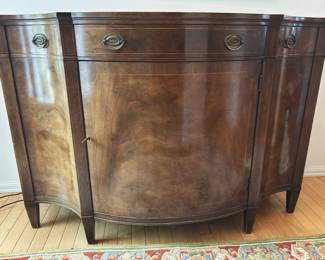 BUY IT NOW! $375.00. Mahogany Serpentine Cabinet. 20" D x 48" W x 33 1/2" H.