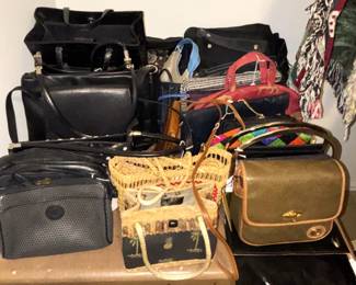 Variety of purses.