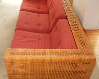 BUY IT NOW! $500.00. Rattan Sofa with two chairs and cushions. (as shown) Sofa: 96 W x 36" D x 23" H. Chairs: 36" D x 40" W x 23" H.