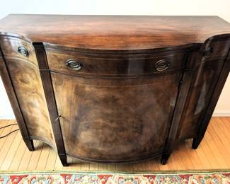 BUY IT NOW! $375.00. Mahogany Serpentine Cabinet. 20" D x 48" W x 33 1/2" H.