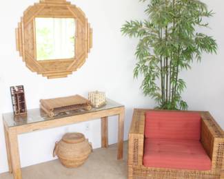 The house is packed with fun items. (NOTE: Console table has sold.)