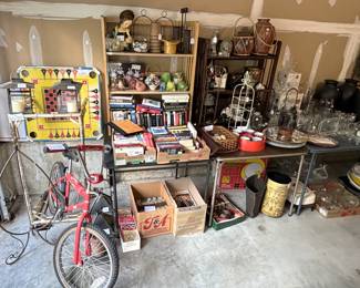 The garage is packed.