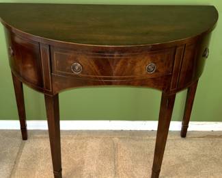 BUY IT NOW! $195.00. Demilune Cabinet. 36" W x 16" D x 28 3/4" H.