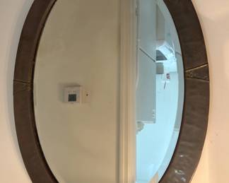 BUY IT NOW! $250.00. Antique English Arts & Crafts Oval Copper Mirror. C. 1900?