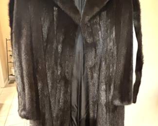 Mink coat.