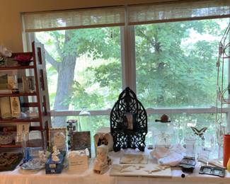 Table full of fun items.
