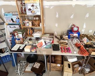 The garage is packed.