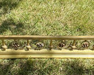 BUY IT NOW! $250.00. Edwardian Brass Fender.