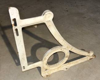 Enameled Iron Bracket.