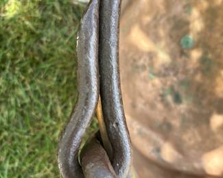 BUY IT NOW! $375.00. Antique Copper Apple Butter Kettle. 18" x 24" Dovetail joints, rolled rim, hand forged iron handle