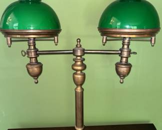 BUY IT NOW! $275.00. 1920'S Case Glass Double Barrister Lamp.