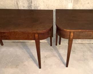 BUY IT NOW! $350.00. English Mahogany Pembroke Side Tables-Combined Makes A Dining Table.