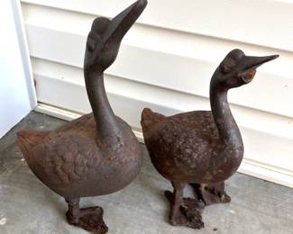 Iron ducks.