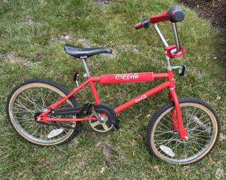 BUY IT NOW! $200.00. 1987 Akisu Made BMX Old School Coca-Cola Bike.