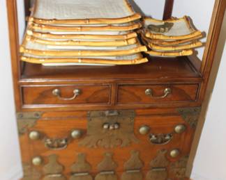 BUY IT NOW! $275.00. Chinoiserie Shelves & Drawers. 16 1/2" D x 20 1/2" W x 61 3/4".
