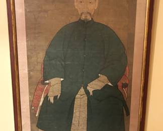 Chinese Ancestor Portrait. $75.00. 26" x 43 1/2"