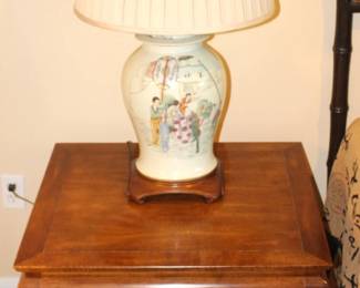(NOTE: Table/Nightstand sold) Lamp available.