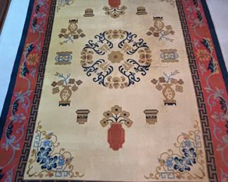 BUY IT NOW! $250.00. Hand Knotted Chinese Rug. 98" W x 134" L.