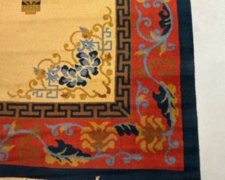 BUY IT NOW! $250.00. Hand Knotted Chinese Rug. 98" W x 134" L.