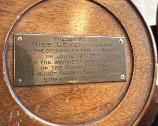 $95.00. Rare Antique Monoplane Folding Cake Stand, circa 1930's.