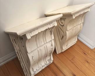 BUY IT NOW! $125.00. Pair of Corbels. 9 1/2" W x 13" H.