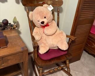 rocker with bear
