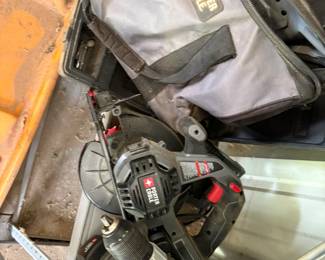 Porter Cable battery powered drill and saw