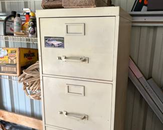 file cabinet--great for storing your shop manuals